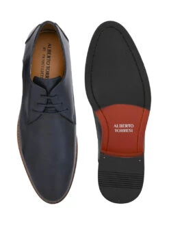 Alberto Torresi Genuine Leather Blue Formal Derby Shoes -Modern Shoes World 88692 BLUE 6 084aff19 e3a1 4ca4 b745 6d1c0dc98e07