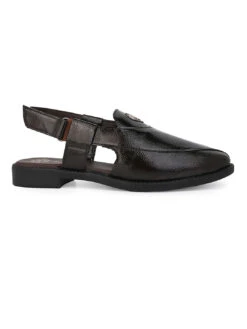 Alberto Torresi Brown Patent Crinkle Peshawari Sandal With Padded Insole -Modern Shoes World 88770 BROWN PATENT 3 1affb80c 74f3 458b 8922 a1072c4449ce