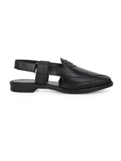 Alberto Torresi Peshawari Sandal With Padded Insole 12 Alberto Torresi Peshawari Sandal With Padded Insole -Modern Shoes World 88771BLACK 2