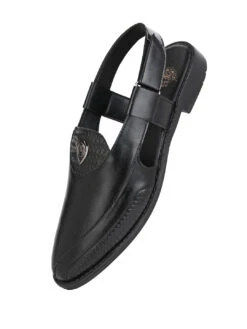 Alberto Torresi Peshawari Sandal With Padded Insole 13 Alberto Torresi Peshawari Sandal With Padded Insole -Modern Shoes World 88771BLACK 5