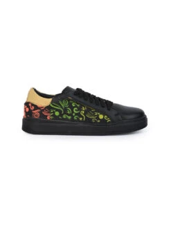 Alberto Torresi Black Lightweight Stylish Sneakers -Modern Shoes World 88822 MULTI BLACK 3