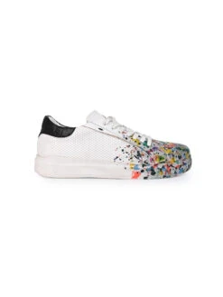 Alberto Torresi White Lightweight Stylish Sneakers -Modern Shoes World 88823 MULTI WHITE 3