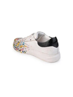 Alberto Torresi White Lightweight Stylish Sneakers -Modern Shoes World 88823 MULTI WHITE 4