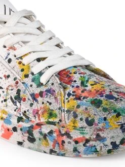 Alberto Torresi White Lightweight Stylish Sneakers -Modern Shoes World 88823 MULTI WHITE 6