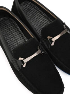 Alberto Torresi Trendy Silicon Multi Coloured Anti Slip Sole Vibrant Black Loafer -Modern Shoes World AT 1 88715 BLACK 7