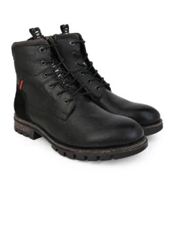 Black Leather Lace Up Boots 17 Black Leather Lace Up Boots -Modern Shoes World DSC 0761 2