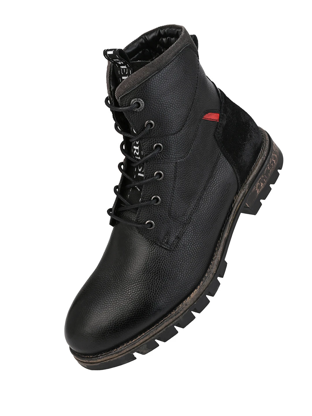 Black Leather Lace Up Boots 10 Black Leather Lace Up Boots - Image 8