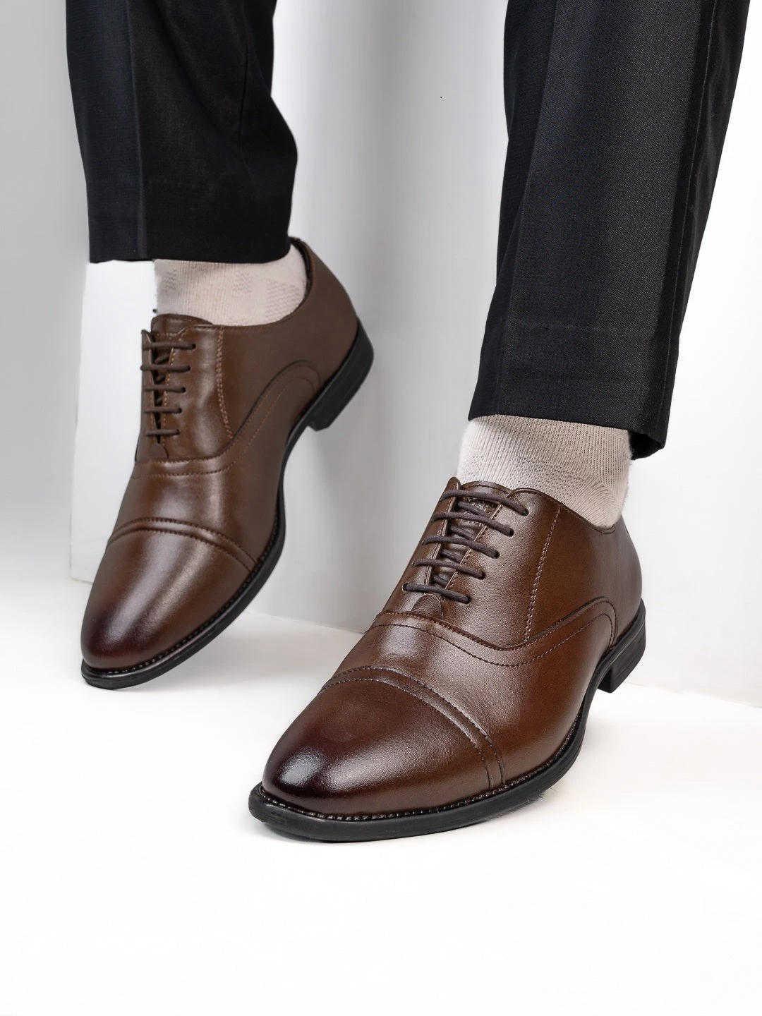 Alberto Torresi Tan Synthetic Formal Shoes 3 Alberto Torresi Tan Synthetic Formal Shoes