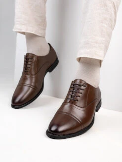 Alberto Torresi Tan Synthetic Formal Shoes 15 Alberto Torresi Tan Synthetic Formal Shoes -Modern Shoes World DSC 1042