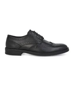 Alberto Torresi Genuine Leather Black Formal Brogue Shoes -Modern Shoes World DSC 2450 2