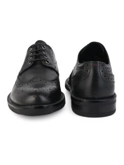 Alberto Torresi Genuine Leather Black Formal Brogue Shoes -Modern Shoes World DSC 2454 2