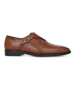 Albert Torresi Hungary Series 606 Executive Tan Formal Monk Shoes -Modern Shoes World DSC 3865 2