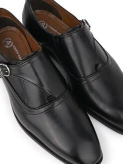 Alberto Torresi Hungary Series 606 Evergreen Black Formal Monk Shoes -Modern Shoes World DSC 3907 2 2