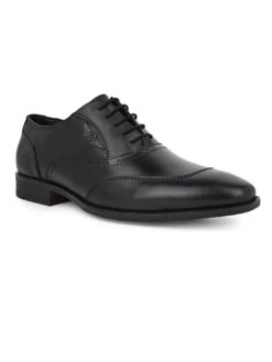 Alberto Torresi Genuine Leather Black Laceup Formal Shoes Oxford For Men 12 Alberto Torresi Genuine Leather Black Laceup Formal Shoes Oxford For Men -Modern Shoes World DSC 3941 2