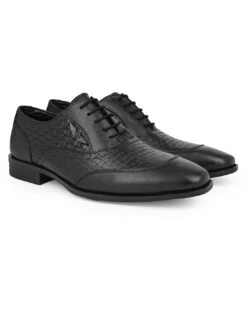 Alberto Torresi Black Formal Shoe For Men -Modern Shoes World DSC 4245 2