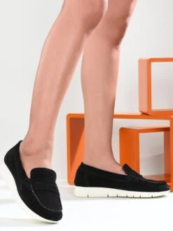 Alberto Torresi All Day Suede Thick Sole Loafer/ Sneaker For Women