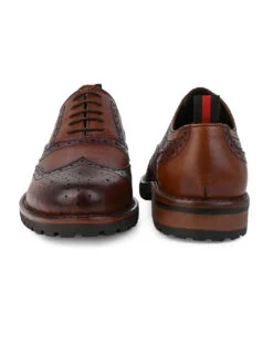 Alberto Torresi Latest TanBrogue Shoes With Padded Insole -Modern Shoes World DSC 5733