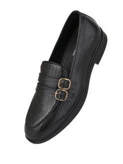 Alberto Torresi Palermo Black Men's Double Monk Strap Shoes -Modern Shoes World DSC 6715 2