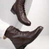 Alberto Torresi Barcus Brown Ankle Boots -Modern Shoes World DSC 6837