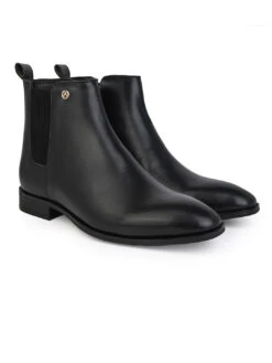 Alberto Torresi Synthetic Black Chelsea Boots For Men -Modern Shoes World DSC 7159 59892e05 c1ee 4ab2 81fe 609996cf3b65
