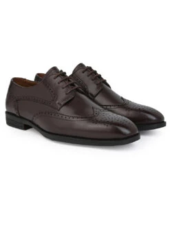 Alberto Torresi Brown Formal Brogue Shoes -Modern Shoes World DSC 7168 2 2