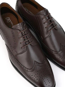 Alberto Torresi Brown Formal Brogue Shoes -Modern Shoes World DSC 7175 2