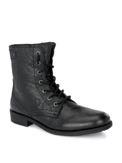 Alberto Torresi Barcus Black Ankle Boots -Modern Shoes World DSC 7337