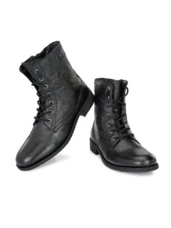 Alberto Torresi Barcus Black Ankle Boots -Modern Shoes World DSC 7343