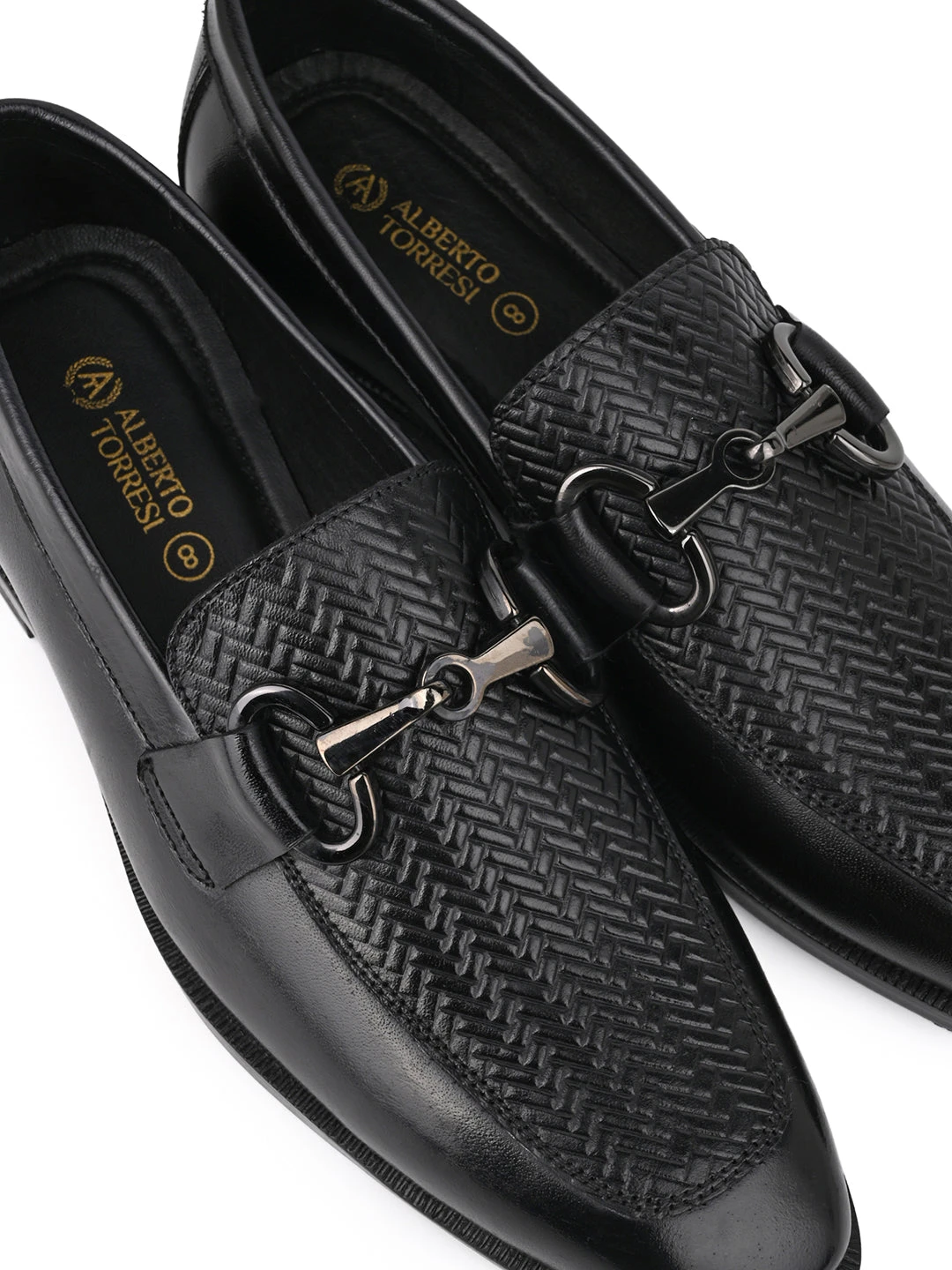 Alberto Torresi Premium Branded Horsebit Formal LeatherLoafer With TPR Sole And Heel Support 6 Alberto Torresi Premium Branded Horsebit Formal LeatherLoafer With TPR Sole And Heel Support - Image 4